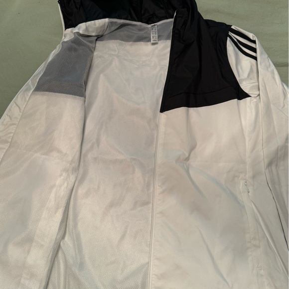 Adidas Women’s Black/White Windbreaker, Size Small - Picture 6 of 7